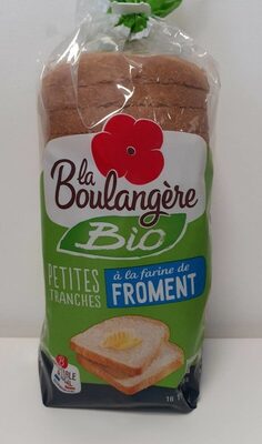 Pain de mie Bio petites tranches à la farine de froment