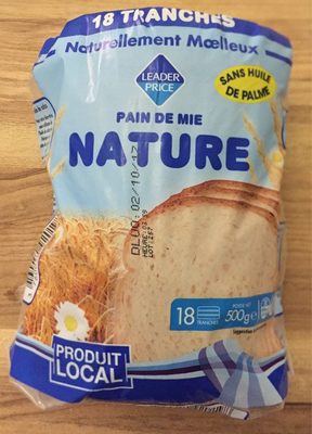 Pain de mie nature