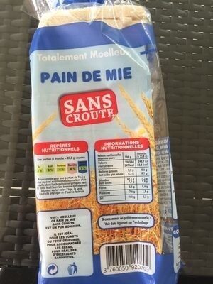 Pain de mie sans croute
