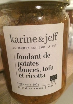 Fondant de patates douces, tofu et ricotta