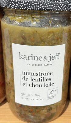 Minestrone de lentilles et chou kale