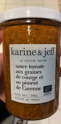 Sauce tomate aux graines de courge et au piment de Cayenne karine et jeff