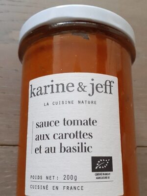 Sauce tomate aux carottes et au basilic