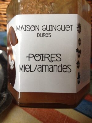 Poire miel amandes