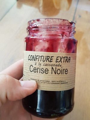 Confiture extra à la cassonade cerise noire
