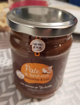 Pâte à tartiner noisette et lait