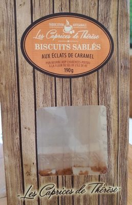 Biscuits sablés aux éclats de caramel