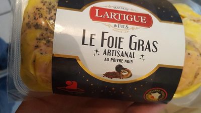 Le foie gras artisanal au poivre noir