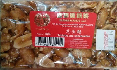 Tablette aux cacahuètes