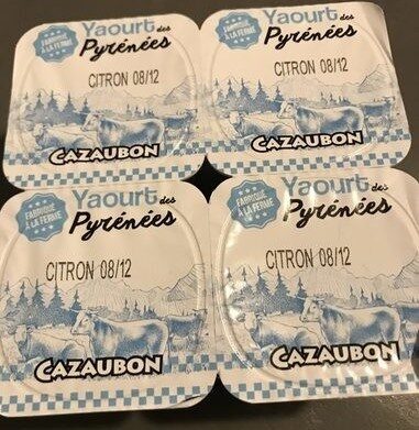 Yaourts Des Pyrenees Aux Citrons (fabriqué a La Ferme)