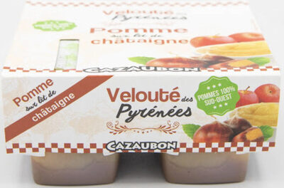 Velouté des Pyrénées - Pomme sur lit de châtaigne