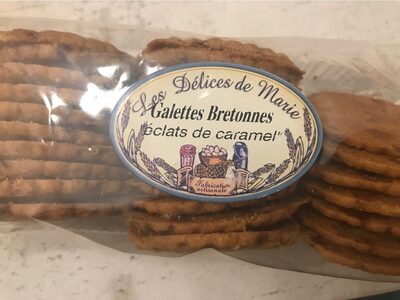 Galettes Bretonnes éclats de caramel