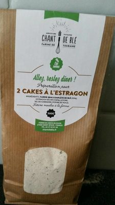 Préparation pour 2 cakes à l'estragon