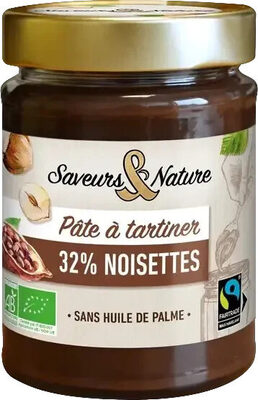 Pâte à tartiner bio 32% noisettes