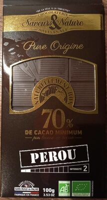 Chocolat noir 70%