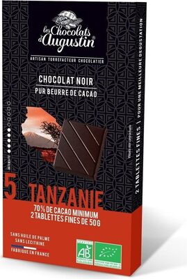Tablette Chocolat Noir Tanzanie