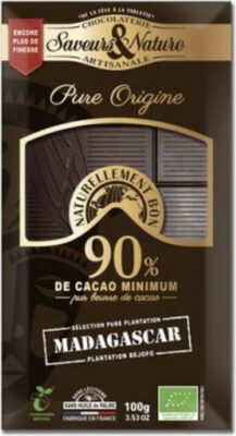 Chocolat Noir Madagascar 90%