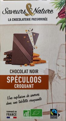 Chocolat noir spéculoos