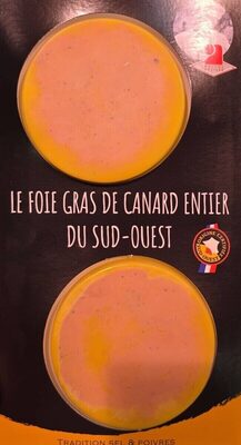 Foie gras de canard entier du Sud-Ouest sel et poivre