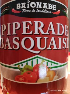 Piperade Basquaise BAIONADE TERRE DE TRADITIONS