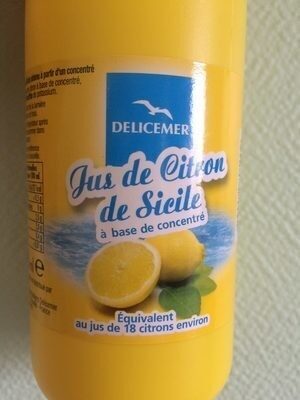 Jus de Citron de Sicile à base de concentré