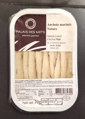 Anchois marinés Nature
