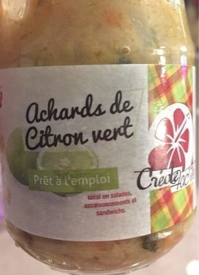 Achards de citron vert