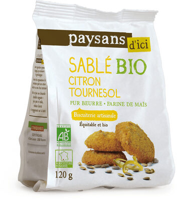 Sablé Bio citron tournesol