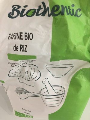 Farine bio de riz