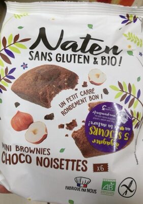 Mini brownies choco noisettes