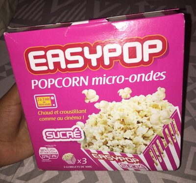 Popcorn micro-ondes sucré 100g