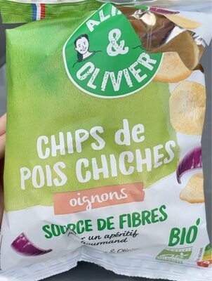 Chips pois chiche oignons