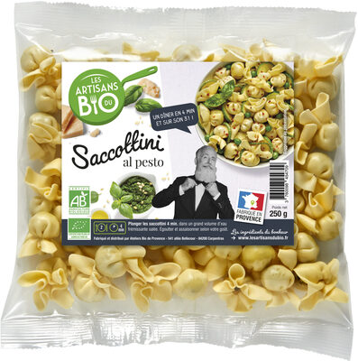 Saccottini al pesto