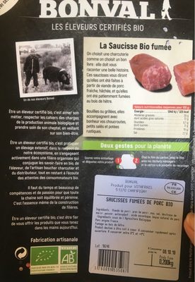 Saucisses fumées