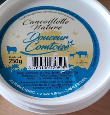 CANCOILLOTTE DOUCEUR COMTOISE