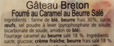 Gâteau Breton Fourré Caramel au Beurre Salé