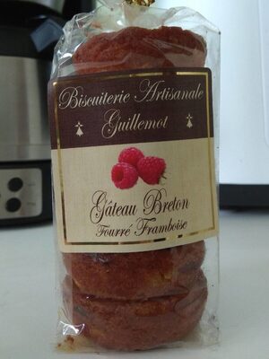 Gâteau breton fourré framboise