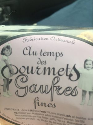 Gaufres fines