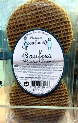 gaufres fourrées caramel