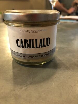 Rillettes de cabillaud au gingembre confit