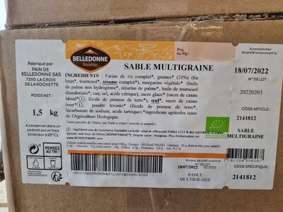 Sablé multigraines