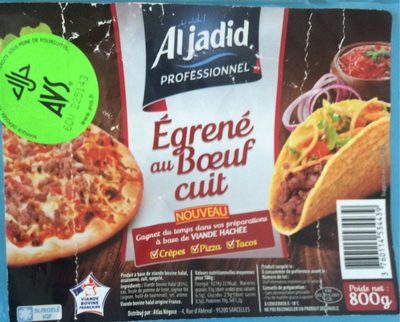 Égrené au boeuf cuit