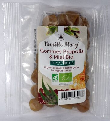 Gommes miel & propolis goût eucalyptus