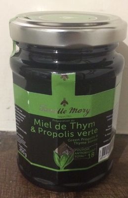 Miel de thym et propolis vert