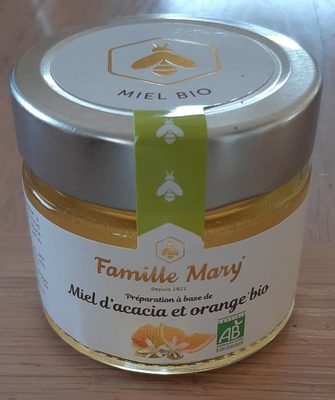 Miel d'acacia et orange bio