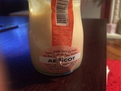 Yaourt abricot
