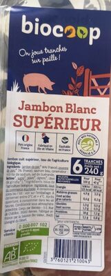 Jambon blanc supérieur