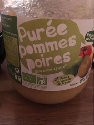 Purée pomme poire