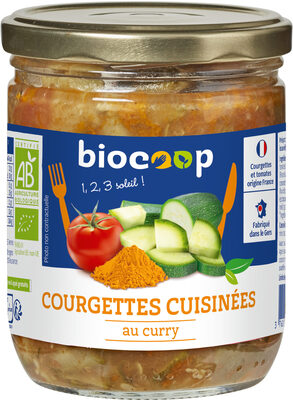 Courgettes cuisinées curry