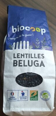 Lentilles noires beluga France